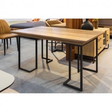 Стол раскладной обеденный R-home Loft 120 Дуб натур