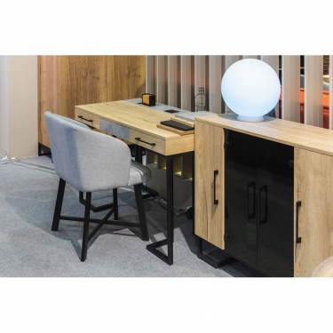 Стол рабочий R-home Loft СР Дуб натур/Бетон