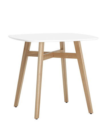 Стол обеденный Stool Group Target 80x80 Белый