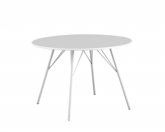 Стол обеденный Stool Group Мемфис D110 Белый