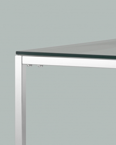 Журнальный стол Stool Group ТАУН 120x60 Серебро
