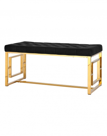 Банкетка Stool Group БРУКЛИН велюр Черный