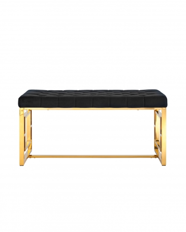 Банкетка Stool Group БРУКЛИН велюр Черный