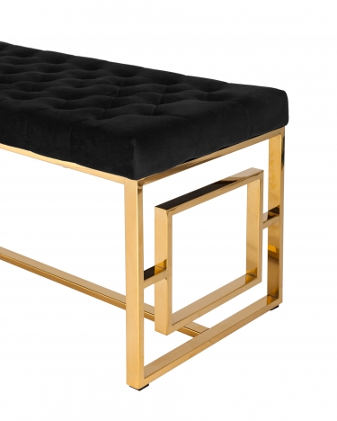 Банкетка Stool Group БРУКЛИН велюр Черный