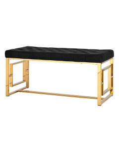 Банкетка Stool Group БРУКЛИН велюр Черный