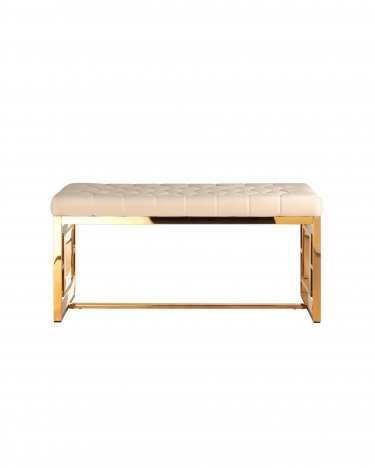 Банкетка Stool Group БРУКЛИН велюр Бежевый