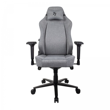 Геймерское кресло Arozzi Arozzi Primo Woven Fabric Grey Black logo