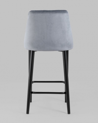 Стул полубарный Stool Group Диего велюр Серый