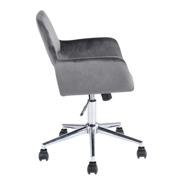 Стул офисный Stool Group Ross велюр Серый