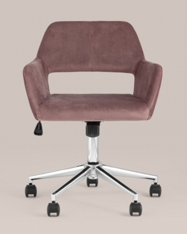 Стул офисный Stool Group Ross велюр Розовый