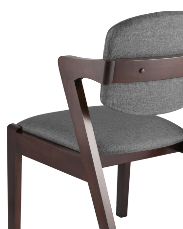 Комплект из двух стульев Stool Group VIVA 2 шт Темно-серый