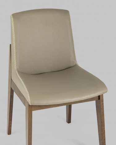 Комплект из двух стульев Stool Group LOKI 2 шт экокожа Бежевый