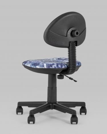Кресло компьютерное детское Stool Group УМКА абстракция Синий
