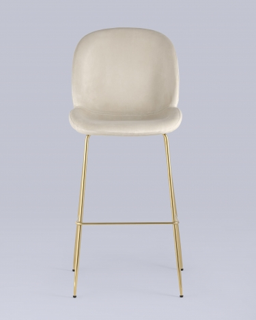 Стул барный Stool Group Beetle gold Бежевый