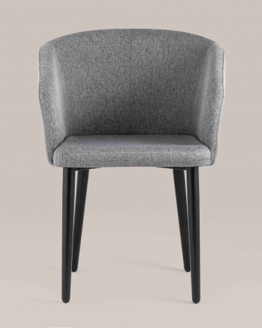 Кресло Stool Group Ральф рогожка Темно-серый