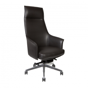 Кресло руководителя Норден Бордо экокожа Черный