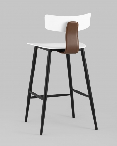 Стул полубарный Stool Group ANT Б пластиковый Белый