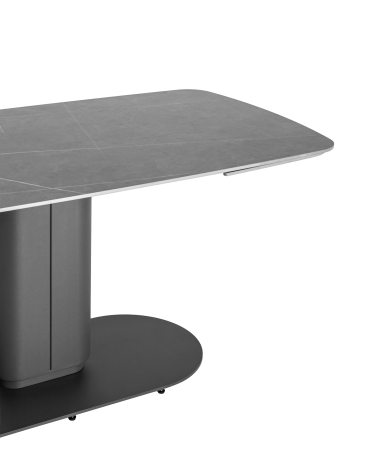 Обеденный стол раскладной Stool Group Глория 170-250 Серый