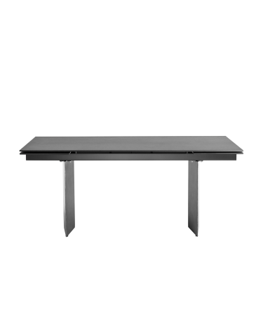 Обеденный стол раскладной Stool Group Селин 160-240 Темный мрамор