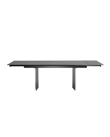 Обеденный стол раскладной Stool Group Селин 160-240 Темный мрамор