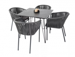 Обеденная группа на 4 персоны 4sis Бари Indoor-4SiS-2416 dark