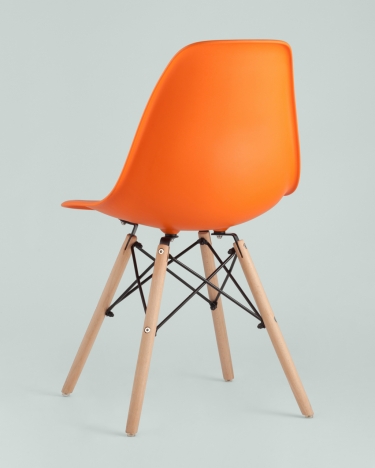 Стул Stool Group Eames DSW Оранжевый