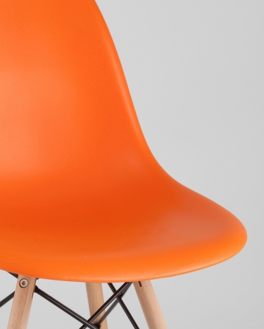 Стул Stool Group Eames DSW Оранжевый
