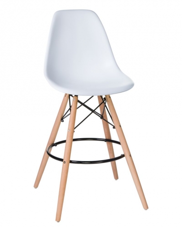Стул барный DOBRIN DOBRIN DSW BAR Белый W-02