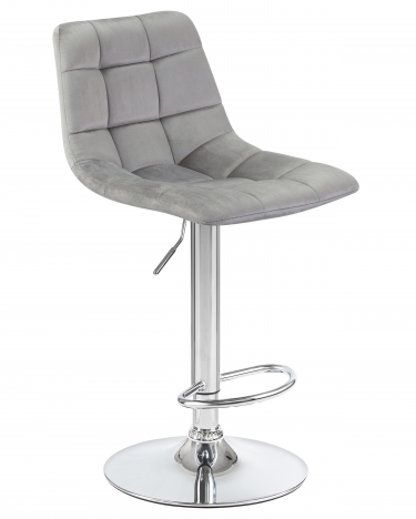Стул барный DOBRIN DOBRIN TAILOR Серый велюр MJ9-75