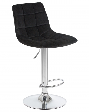 Стул барный DOBRIN DOBRIN TAILOR Черный велюр MJ9-101