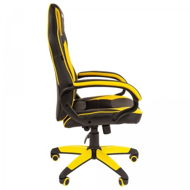 Геймерское кресло BRABIX BRABIX Blaze GM-162 Черное/желтое