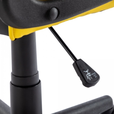 Кресло компьютерное BRABIX BRABIX Shark GM-203 экокожа Черный-желтый