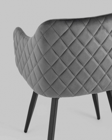 Стул Stool Group Ника вращающийся велюр Серый