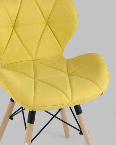 Стул Stool Group Бон рогожка Желтый