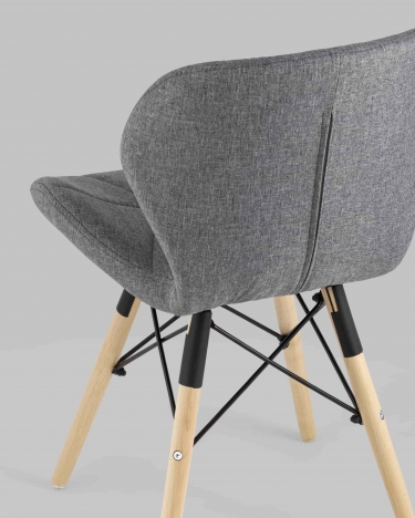 Стул Stool Group Бон рогожка Темно-серый