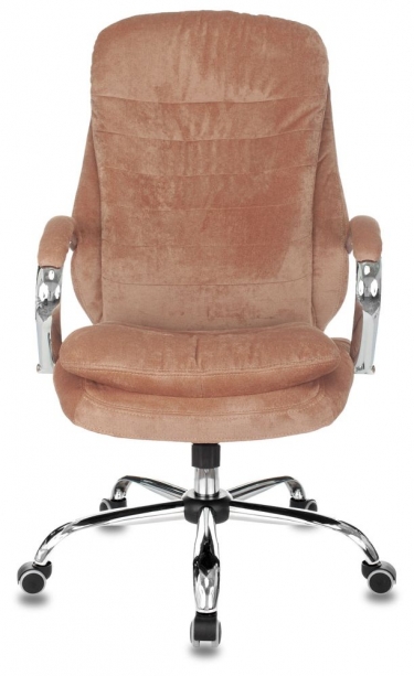 Кресло руководителя Бюрократ Бюрократ T-9950SL Fabric светло-коричневый Velvet 90