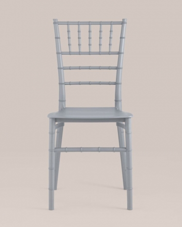 Стул Stool Group Chiavari Кьявари пластик Серебряный