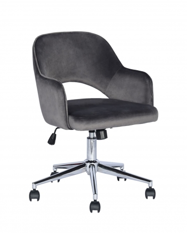 Компьютерное кресло Stool Group Кларк велюр Серый