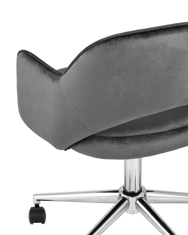 Компьютерное кресло Stool Group Кларк велюр Серый