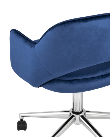 Компьютерное кресло Stool Group Кларк велюр Синий