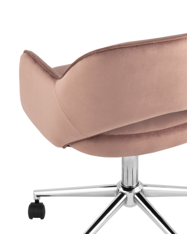 Компьютерное кресло Stool Group Кларк велюр Розовый