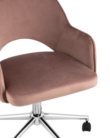 Компьютерное кресло Stool Group Кларк велюр Розовый