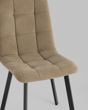 Стул Stool Group Oliver SquareвелюрКапучино