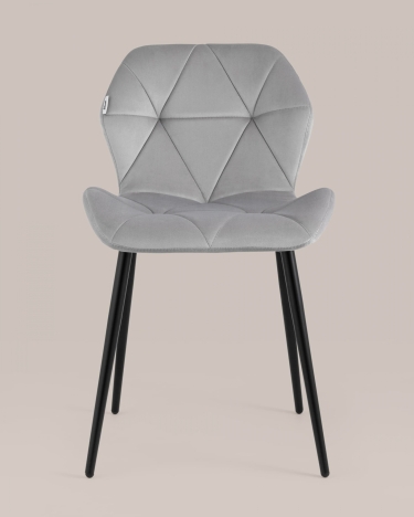Стул Stool Group Эдвин велюр Серый