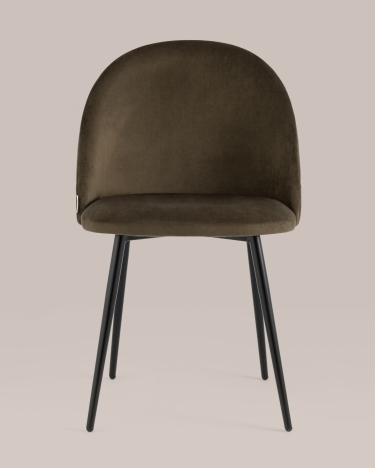 Стул Stool Group Фолио велюр Коричневый