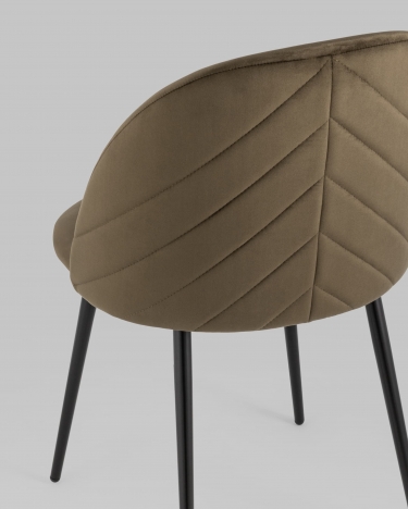 Стул Stool Group Фолио велюр Коричневый