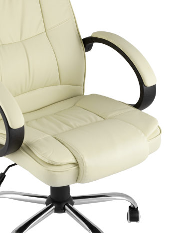 Компьютерное кресло Stool Group TopChairs Atlant экокожа Бежевое
