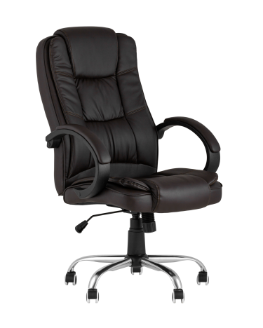 Компьютерное кресло Stool Group TopChairs Atlant экокожа Коричневое