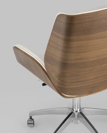 Офисное кресло Stool Group TopChairs Crown 2 экокожа Бежевое