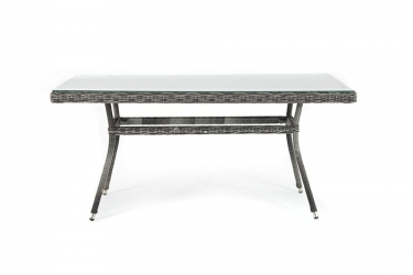 Плетеный стол 4sis Латте YH-T4766G-1 graphite